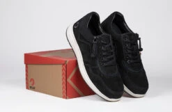 Men's Black Suede BILLY Comfort Joggers -Fashion Shoe Store bm23148 002 on box 2 940x614 52574116422 o