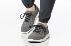 Men's Grey Suede BILLY Comfort Joggers -Fashion Shoe Store bm23148 030 studio standing 2 940x614 52634250243 o